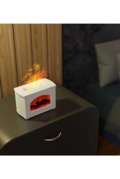 Epilons Fireplace Air Humidifier Aromatic Room Fragrance 270 Ml Diffuser Steam Machine