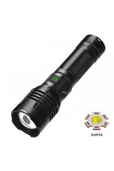 Epilons F-38 Yüksek Güç Ultra Spot Uzun Menzilli El Feneri Şarj Edilebilir Le...