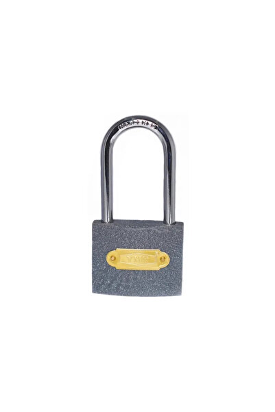 Epilons Eco Gray Cast Long Hook Padlock 32mm