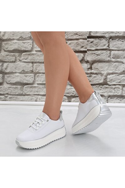 ANGEL BLUE Women's casual shoes White Leather Namia, 41