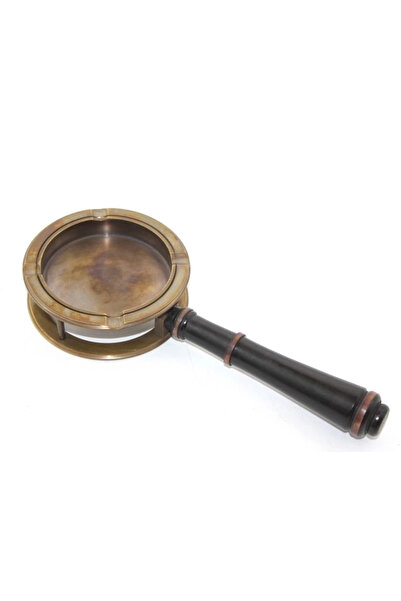 Marsilyan Ieg ™   Brass Ashtray with Holder Ksk2088