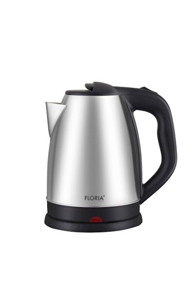 Floria ZLN4902 Electric Kettle, Gray — 1500W, 2 L, indicator light