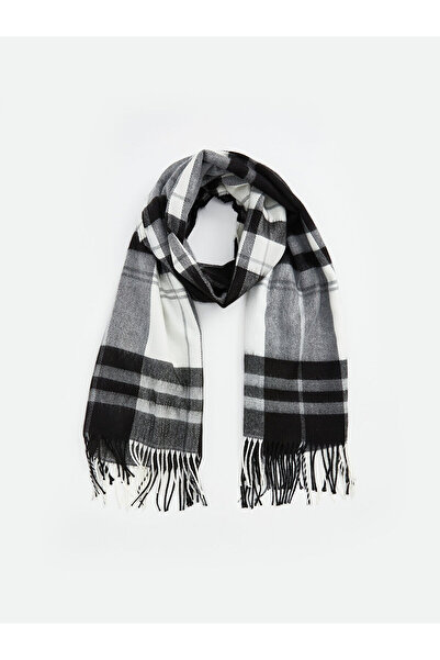 LC Waikiki ACCESORII LCW Eșarfă pentru bărbați cu model în carouri cu ciucuri