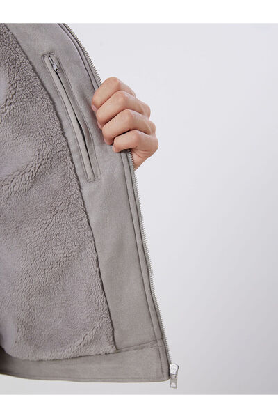 LC Waikiki Cey New Season Slim Fit Shirt Collar Suede Men's Coat