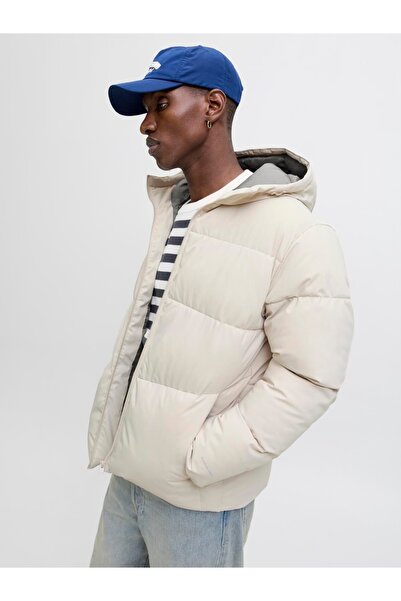 Jack & Jones Jjglobal Puffer Jacket Erkek Mont 12283517 Moonbeam