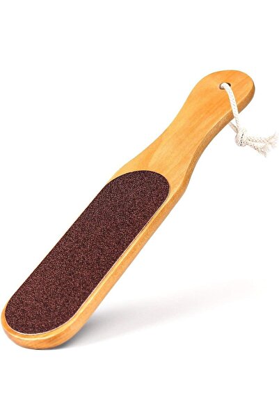 Choice Double-sided foot file with wooden handle