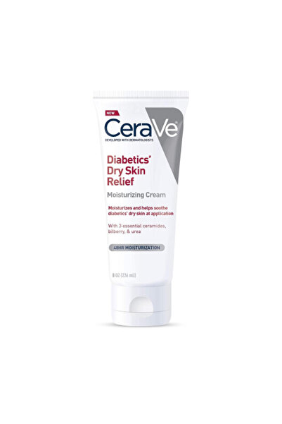 CeraVe Moisturizing Cream to Relieve Dry Skin for Diabetics - 236 ml