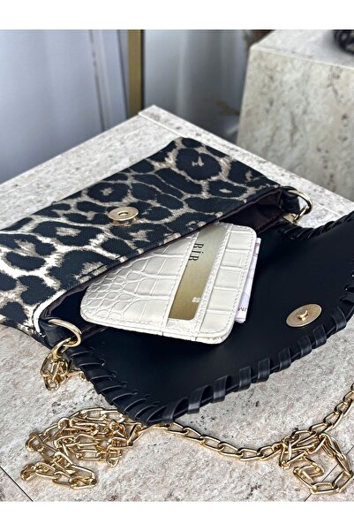 MODA Dokulu Suni Deri, Krem Kartlık - Kağıt Para Bölmeli Unisex Kartlık