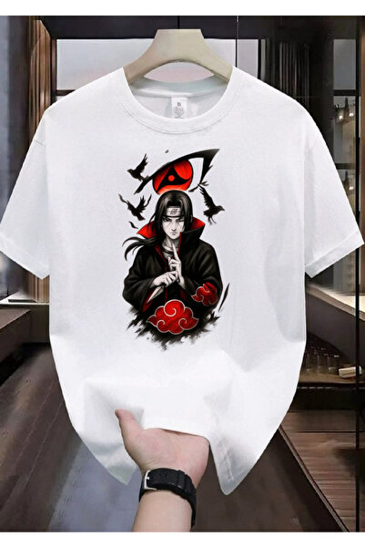 RYO FASHİON Uchiha Itachi Naruto Anime Character Design Printed T-Shirt Inise...