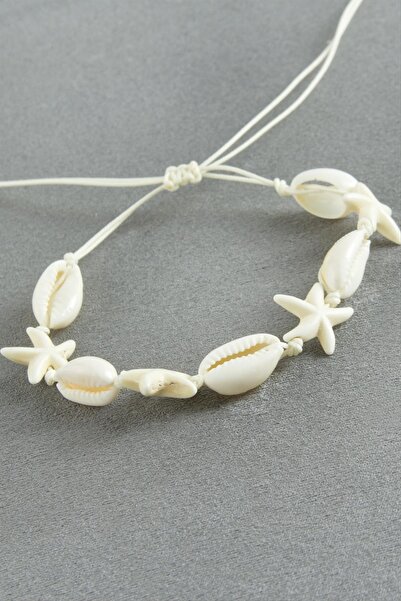TakÇalıştır Sea Star Oyster m Macramé String Bracelet Natural Stone Bracelet ...