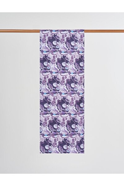 Kayra Batik Patterned Shawl Purple