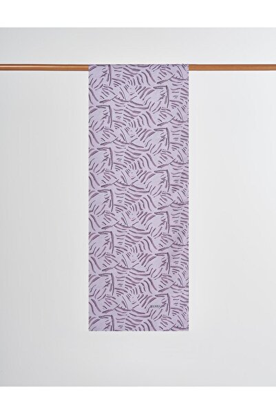 Kayra Abstract Pattern Digital Print Shawl Gray