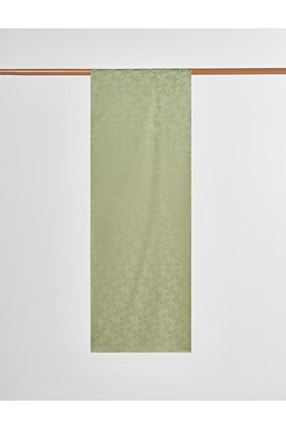 Kayra Logo Detailed Jacquard Shawl Water Green