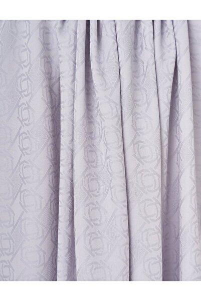 Kayra Cross Logo Viscose Shawl Silver