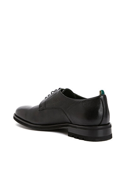 George Hogg Siyah Erkek Deri Ayakkabı