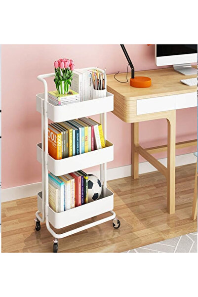 DEC56 3-Tier Wheeled Storage Cart