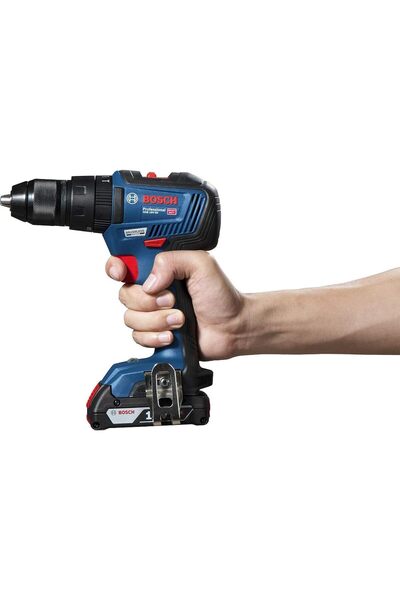 Bosch GSB 18V-50 Brushless Hammer Drill, Blue, 13.0 mm