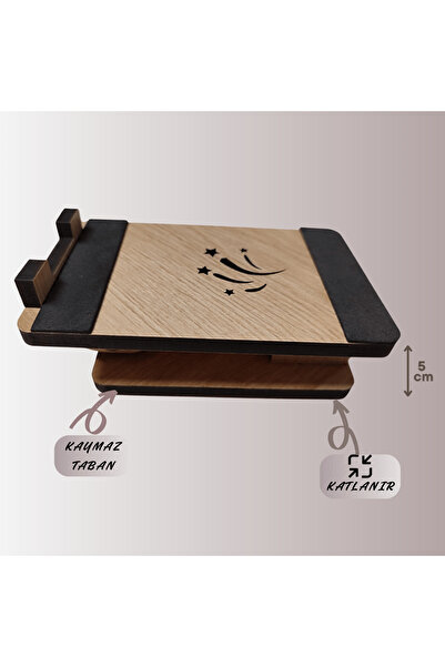 Vigo Wood Tilt and Height Adjustable Phone Stand-Ats01M