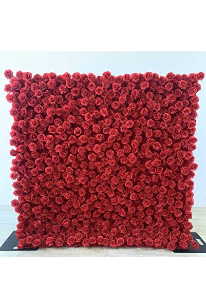 AVL ROM Colț decorativ foto 2x2 metri, trandafiri roșii, calitate premium