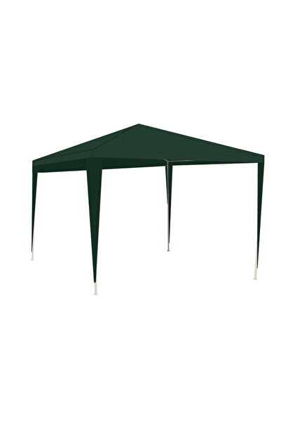 Selgot Garden Pavilion, 3x3x2.5 m, with 4 side walls, dark green