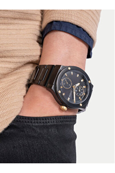 Guess Ανδρικό Ρολόι Μαύρο GW0795G3