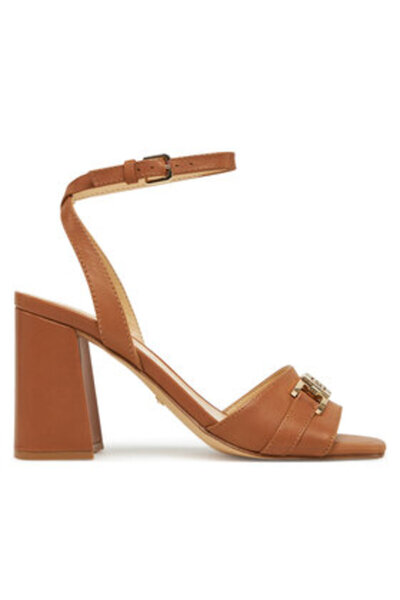 Guess Γυναικεία Σανδάλια Καφέ FLJGRTLEA03