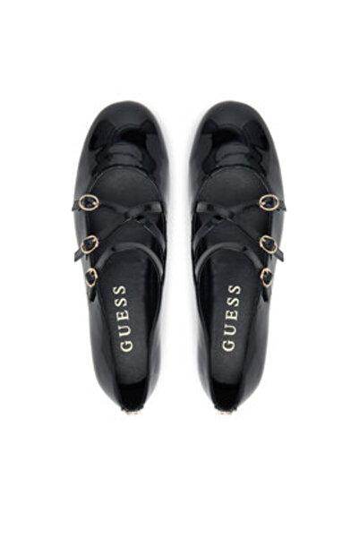 Guess Γυναικείες Μπαλαρίνες Μαύρες FLTKALPAF02