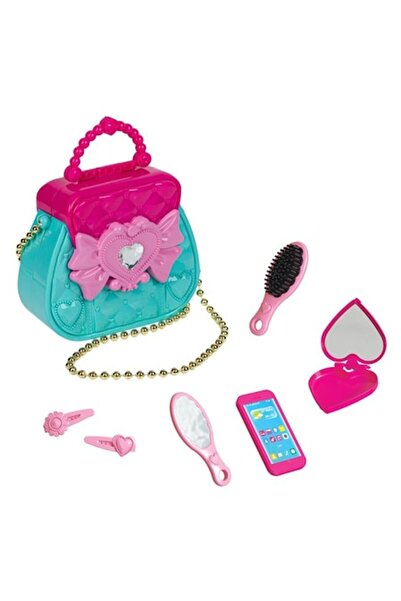 ANTBRO Set de joaca Antbro® geanta cu perie pentru par, oglinda, clame si tel...