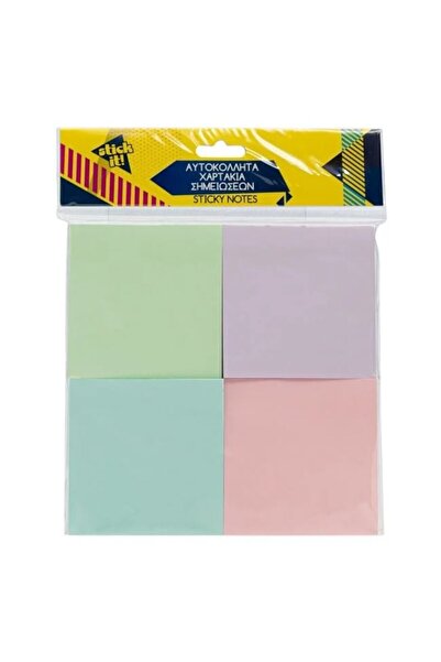 ANTBRO Set 4 cubic sticky notes Antbro® of 500 sheets 7.7x7.7cm in pastel colors