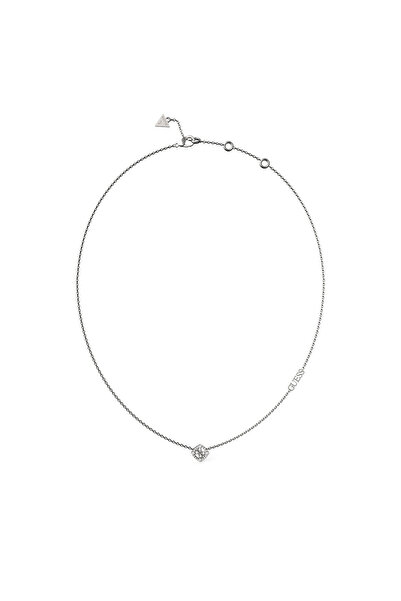 Guess Γυναικείο ασημένιο κολιέ JUBN04643JW