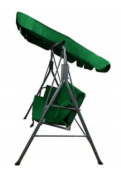 Selgot Garden swing green, 3-person, metal frame, 170 x 110 x 153 cm