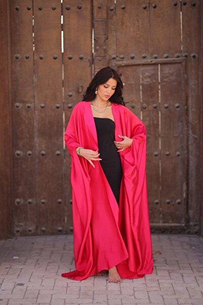 Yamama (Dove) Abaya – Berry