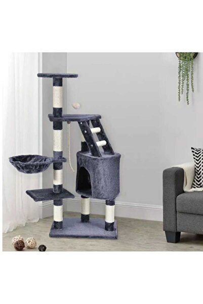 Selgot Cat Play Set from Sisal, 118x49 cm, Gray