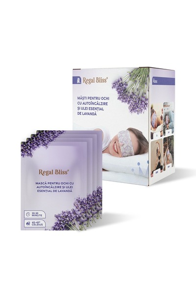 Regal Bliss Self-heating eye masks with Lavender essential oil 16pcs