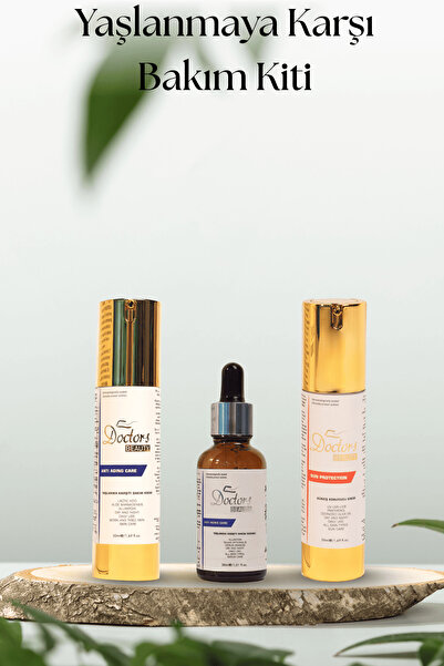 Doctors Beauty Yaşlanmaya Karşı 3'lü Etki Seti (Yaşlanma Karşıtı Serum & Yaşl...