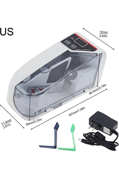 OriGlam 【The Best Deal】YBC-V30 Mini Bill Cash Money Currency Counter Machine, Portable Handy Mon