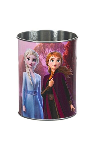 ANTBRO Στυλόθήκη Στρογγυλή Μεταλλική Έλσα & Άννα Ø8x10.5cm