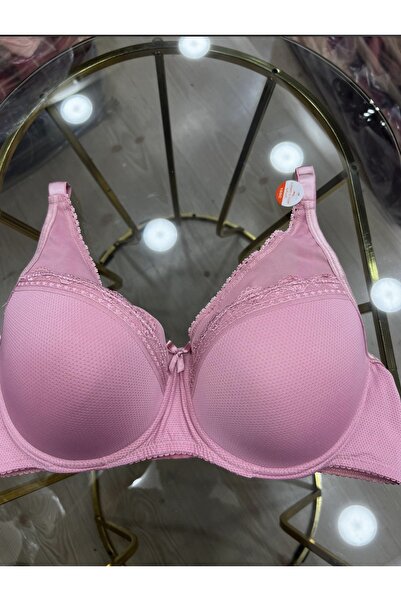 AYSEMİN TEKSTİL Σουτιέν μεγάλου μεγέθους, μοντέλο με σύρμα χωρίς επένδυση, κύπελλο C