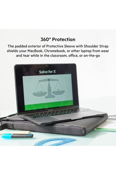 Belkin EDA002 14 inch to 15 Laptop Sleeve Case Compatible With Laptop, Tablet, Chromebook, Also Macb