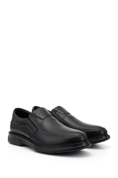 GÖNDERİ(R) Men's Black Genuine Leather Classic Shoes