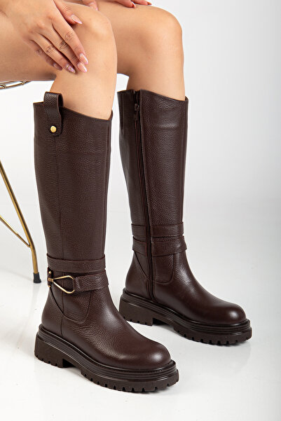 Elile Shoes Hakiki Deri 35-36 Numaradan 41-42-43 Numaraya Kadar Kadın Kışlık Çizme