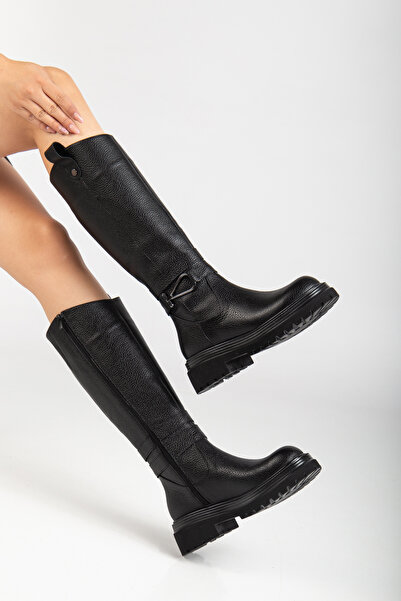 Elile Shoes Hakiki Deri 35-36 Numaradan 41-42-43 Numaraya Kadar Kadın Kışlık Çizme