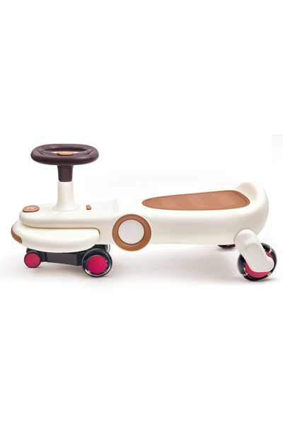 Hape Masina Wiggle & Giggle, alba, copii varsta 2 ani+