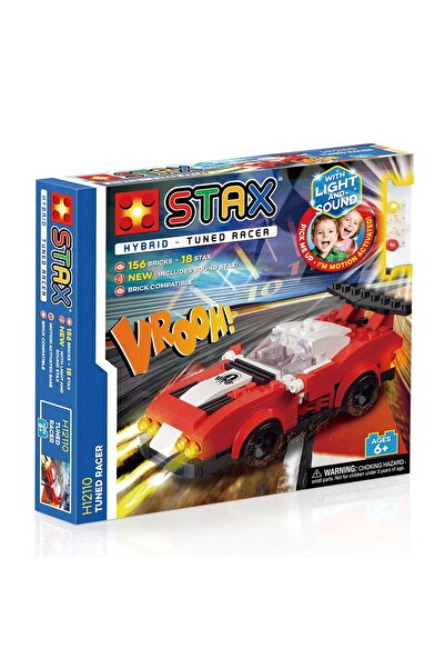 OEM Masina de jucarie Stax + set constructie tip lego cu sunete si lumini, co...