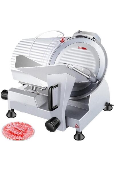 A.E آلة تقطيع الطعام الكهربائية ذات الشفرة 10 بوصة وقاطع ومفرمة اللحوم للحوم ...