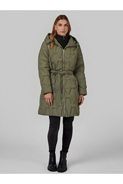 SETTY KOOP “Women's Long Puffer Coat with Hood & Belt – Winter Down Jacket for Cold Weather”geacă de iarnă damă