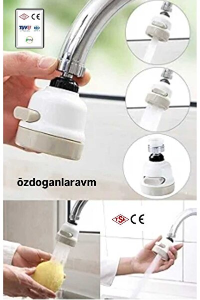 dogant özdoğanlar avm رأس صنبور المطبخ قابل للدوران 360 درجة، رأس صنبور موفر ...