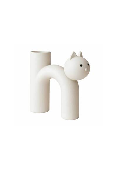 Fibrika Store Kedi Figürlü Vazo