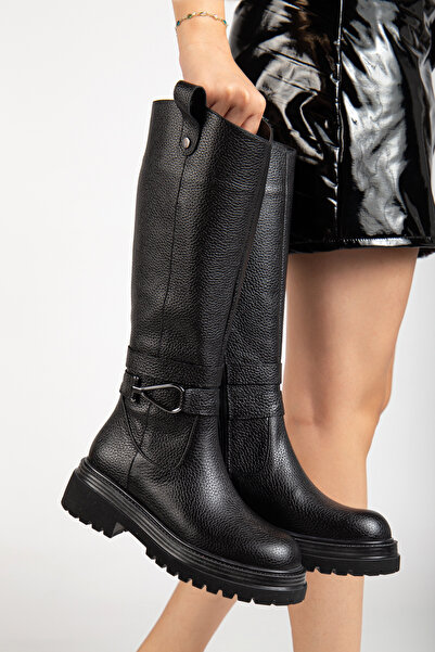 Elile Shoes Hakiki Deri 35-36 Numaradan 41-42-43 Numaraya Kadar Kadın Kışlık Çizme