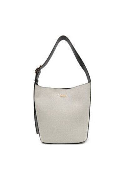 Guess Γυναικεία Τσάντα Χειρός Μπεζ, Μαύρη HWAG9662040